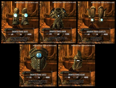 The Aetherial Dwarven Power Armor Set