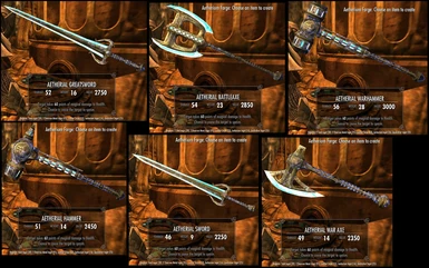 The Aetherial Melee Weapons