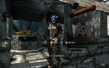 The Dialogue thing is BDO The argonian is sarnark