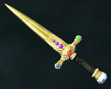 Golden Jewelled Dagger