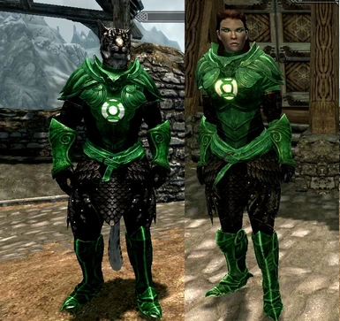 Green Lantern Elven Armor