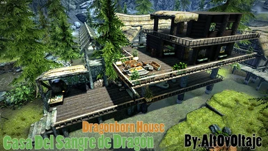 Dragonborn House in riverwood - Casa del sangre de dragon en cause boscoso