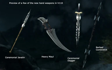 New and old hand weapons