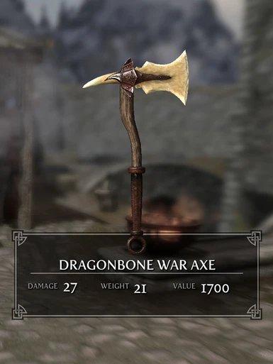 Dragonbone War Axe