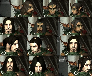 Image Compilaton Showing Female Hairs on Males - Human and Elven