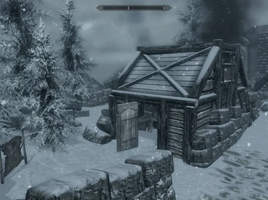 Winterhold Ruins - House and Forge Addon