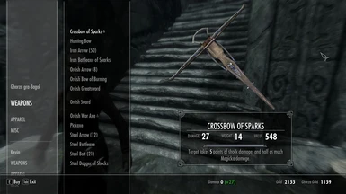 Enchanted crossbows are even for sale