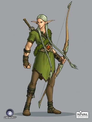 elven bow and arrows