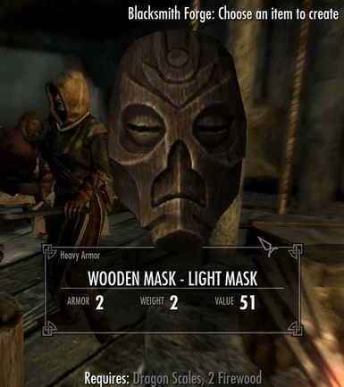 Wooden Mask-Light