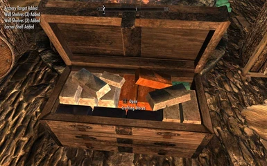 Crafting Storage in front of the forge
