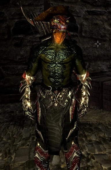 Light set with Daedric Armor and Weapon Improvements textures