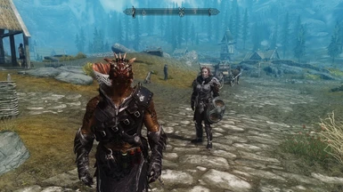 Red male argonian Slays-Many-Elves