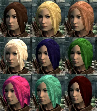 skyrim how to change npc hair