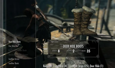 Deer Hide Boots