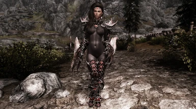 Cora with Daedric Claws - Front