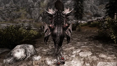 Cora with Daedric Claws - Rear