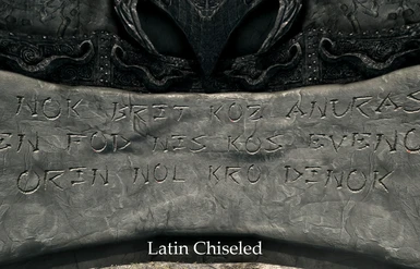 Latin - Chiseled