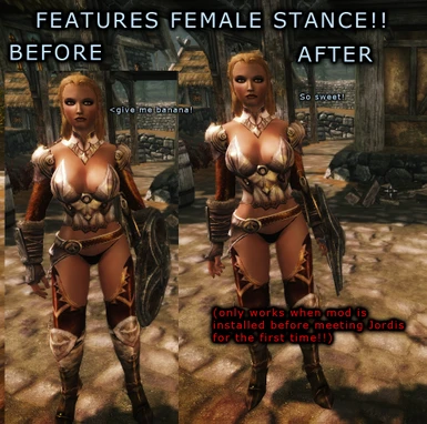 Features Female Stance