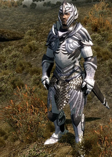 skyrim se elven armor retexture