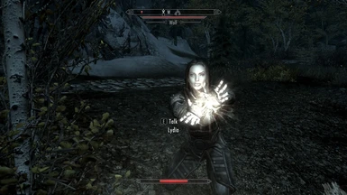 Lydia demonstrating her healing abilities