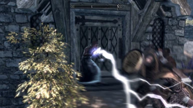 Adrianne using a lightning-based attack