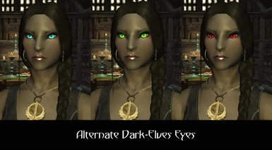 3 New Alternate Eyes - Dark Elves