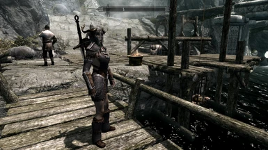 Mjoll wearing Ancient Nord Mail