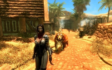 me with my tiger Huntress