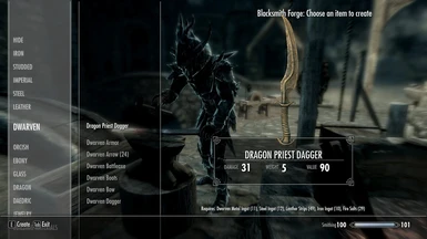 Dragon Priest Dagger