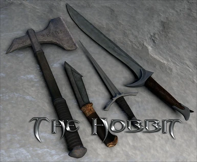 The Hobbit LOTR - Weapon Pack - Armes du Hobbit - French Translation