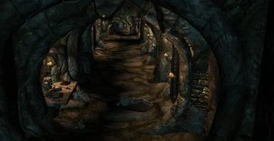 Markarth dungeon corridor