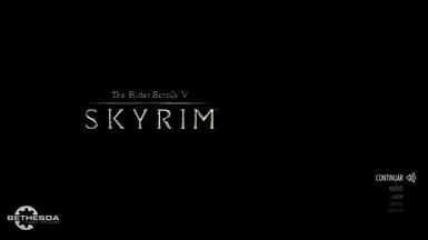 The Elder Scrolls V Skyrim MENU