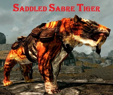 Saddled Sabre Tiger