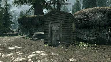 portal shack outside of riverwood
