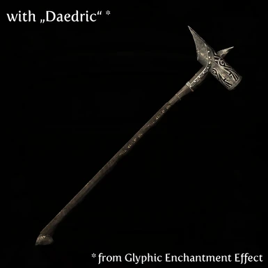 Hammer with Daedric