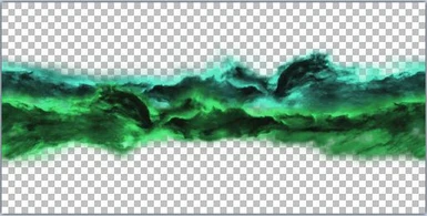 Green and Cyan Nebula