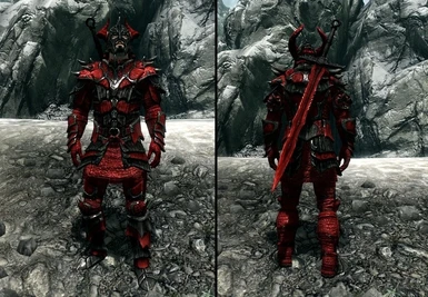 Draconic Armor Weapon and Darker Version - Only for Males