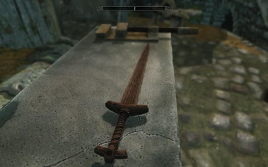 Devanthars Wooden Sword - Retextured Iron Longsword at Skyrim Nexus