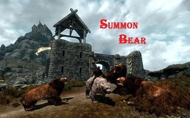 Summon a mount and follower bear 