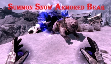 Summon Snow Armored Bear