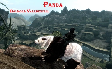 Panda in Morrowind