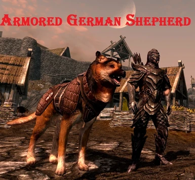 Armored German Shepherd