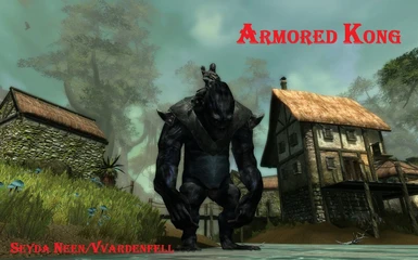 Armored Kong in Morrowind