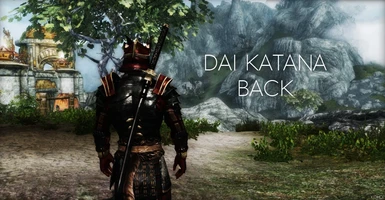Dai Katana Back