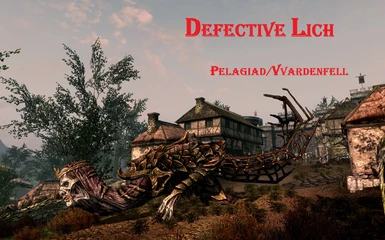 Defective Lich in Morrowind