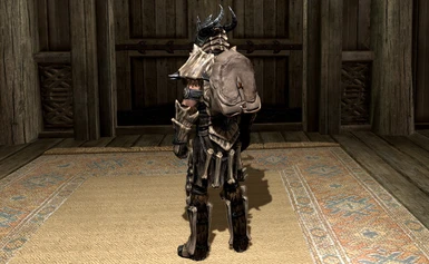 Dragonplate Armour with Huge Knapsack