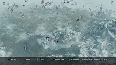 Map locations