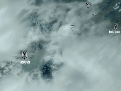 Snowglade Location Concept In The Skyrim Map