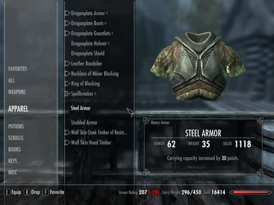 Steel Armour Increase