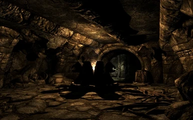 Bleakfalls Barrow Deep Entrance with Relighting Skyrim